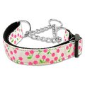 Unconditional Love Cherries Nylon Collar Martingale White Medium UN742399